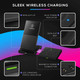 TekBrix® Wireless Charger 2-in-1 Dual Fast Charging Stand & Pad Station product