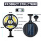 Round Solar Pathway Light with Remote product