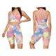 Women's 2-Piece Fashionable High-Waist Textured Workout Set product