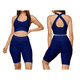 Women's 2-Piece Fashionable High-Waist Textured Workout Set product