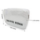 "Travel Wings" Clear Padded Toiletry Makeup Cosmetic Bag product