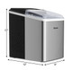 Stainless Steel 26 lbs/24-hour Self-Cleaning Ice Maker  product