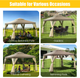 Outdoor 10' x 10' Patio Gazebo Awning Canopy product