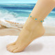 18K Gold-Plated Faux Jewel Ankle Bracelet product