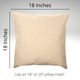 18" x 18" Pumpkin Pillow Cover product