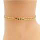 14K White or Yellow Gold-Plated Anklet product