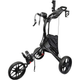 Hoveroid® Foldable 3-Wheel Aluminum Golf Push Cart with Foot Brake product