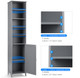 72-inch Freestanding Storage Cabinet with 5 Shelves product
