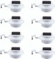 Outdoor Solar Powered Gutter LED Light (8-Pack) product
