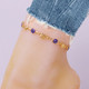 Gold Mariner Evil Eye Crystal Ankle Bracelet product