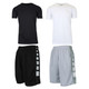 Men's 4-Piece Moisture-Wicking Performance Short Sleeve & Mesh Shorts product