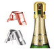 BarBinge™ Champagne Bottle Stopper, Stainless Steel (3-Pack) product