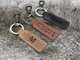 Personalized Leather Keychain product