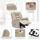 Electric Power Lift Recliner Chair with Side Pockets and Heated Massage product