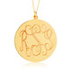 Monogrammed Disc Necklace product