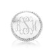 Monogrammed Adjustable Ring  product