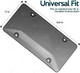 Zone Tech® Clear Smoked License Plate Cover Frame Shield (2-Pack) product