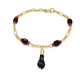 18K-Gold-Plated Azabache Protection Charm Bracelet product