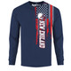 Men's Football USA Flag Long Sleeve Shirt product