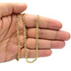 Solid 14K Gold 3mm Cuban Chain product