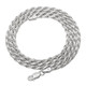 Italian Diamond-Cut Silver-Filled High-Polish Rope Chain product