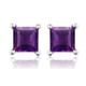2.00CTTW Square Crystal Stud Earrings product