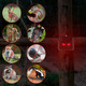 Solar Wild Animal Predator Deterrent with Red LED Lights (4-Pack) product