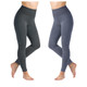 High-Waist Fleece-Lined Marled Leggings product