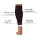 Elite Lightweight Support Relief Calf Compression Sleeves (3-Pairs) product