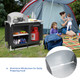 Portable Camping BBQ Grill Table & Kitchen Sink Station with Storage product