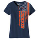 Women's Football USA Flag T-Shirt product