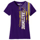 Women's Football USA Flag T-Shirt product