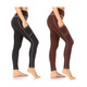 Women's Fleece-Lined Active Leggings with Pockets (2-Pack) product