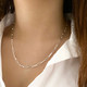 Women's .925 Solid Sterling Silver Paperclip 2.5mm Chain Necklace product