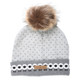 GaaHuu Women's Super Soft Cuff Cap with Faux Fur Pom product