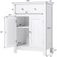 Free-Standing Bathroom Storage Cabinet with Large Drawer & Adjustable Shelf product