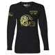 Women's Ultimate Camo Football Black Long Sleeve Shirt product