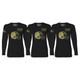 Women's Ultimate Camo Football Black Long Sleeve Shirt product