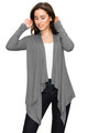 Women's Basic Draped Long Sleeve Open Front Knit Cardigan product