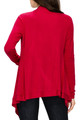 Women's Basic Draped Long Sleeve Open Front Knit Cardigan product