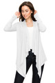 Women's Basic Draped Long Sleeve Open Front Knit Cardigan product