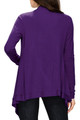 Women's Basic Draped Long Sleeve Open Front Knit Cardigan product