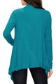 Women's Basic Draped Long Sleeve Open Front Knit Cardigan product