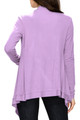 Women's Basic Draped Long Sleeve Open Front Knit Cardigan product