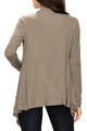 Women's Basic Draped Long Sleeve Open Front Knit Cardigan product
