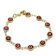 Women's 18K-Gold-Plated Protection Good Luck Bracelet product
