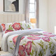 Oversized Pink and Lime Quilt Set product
