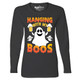 Women's Creepy Scary Halloween Long Sleeve Shirt product