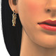 Gold Twist Hoop Earrings product