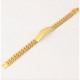 18K-Yellow-Gold-Filled Unisex Band ID Bracelet product